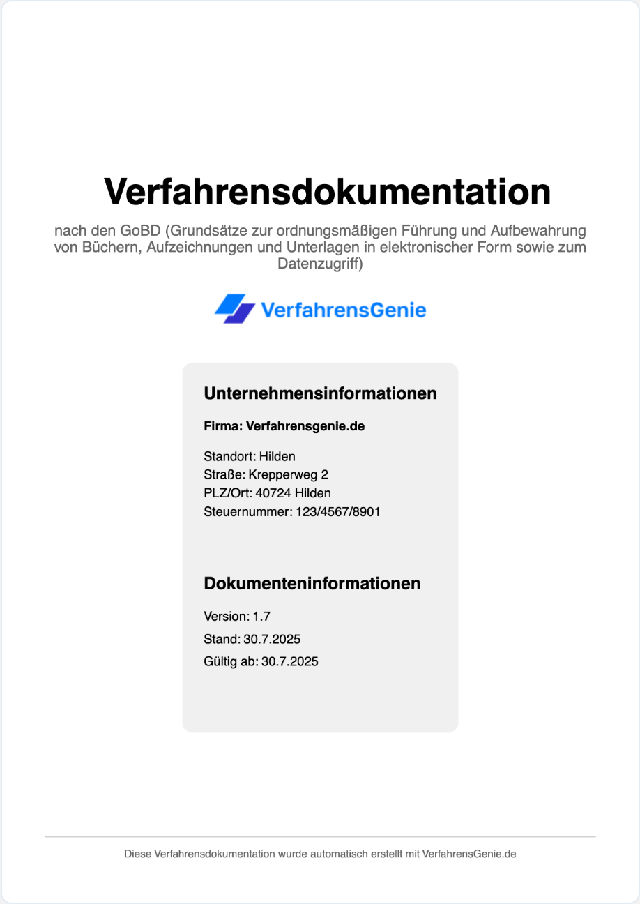 VerfahrensGenie PDF Preview